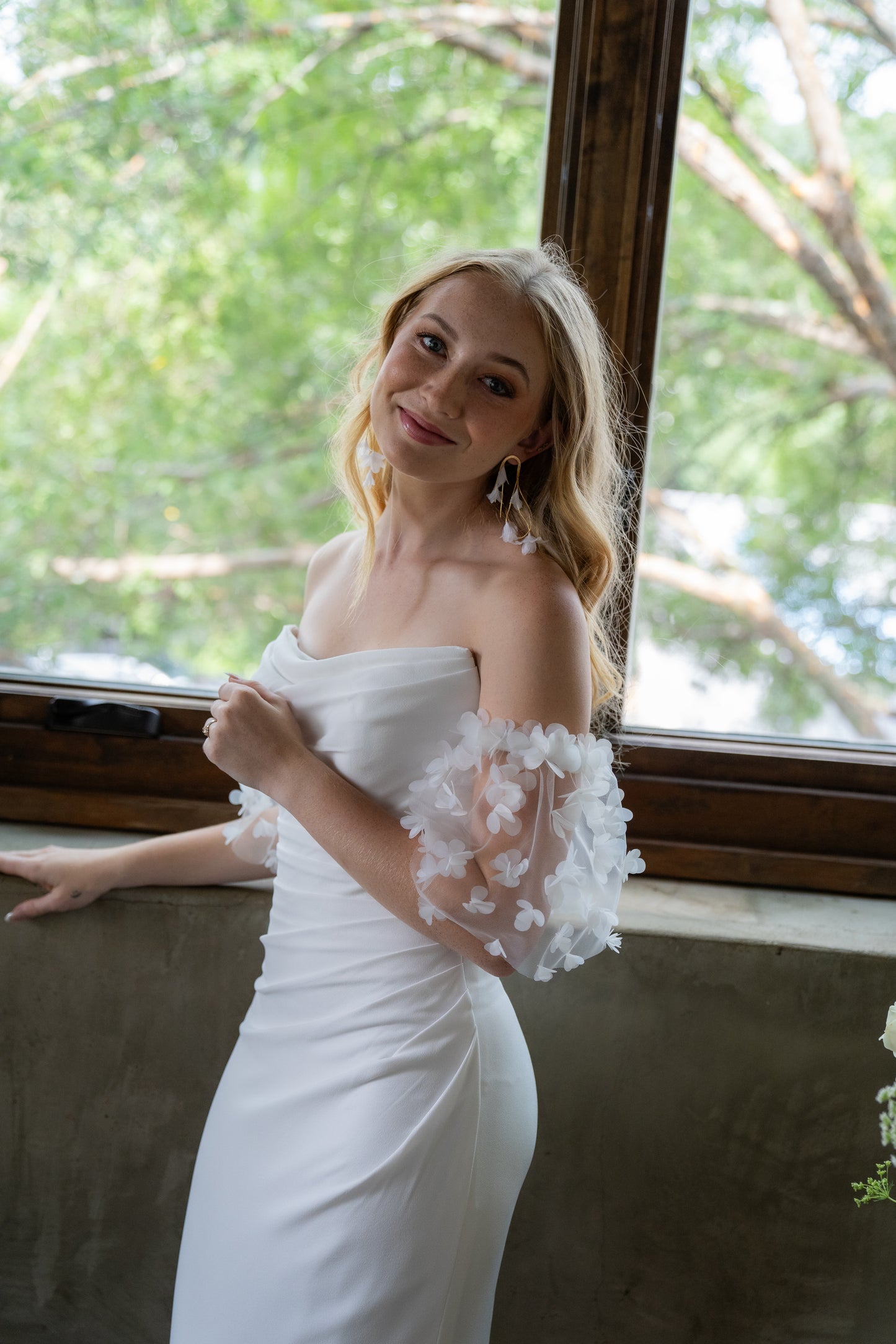 Ombréd 3D Floral Sleeve