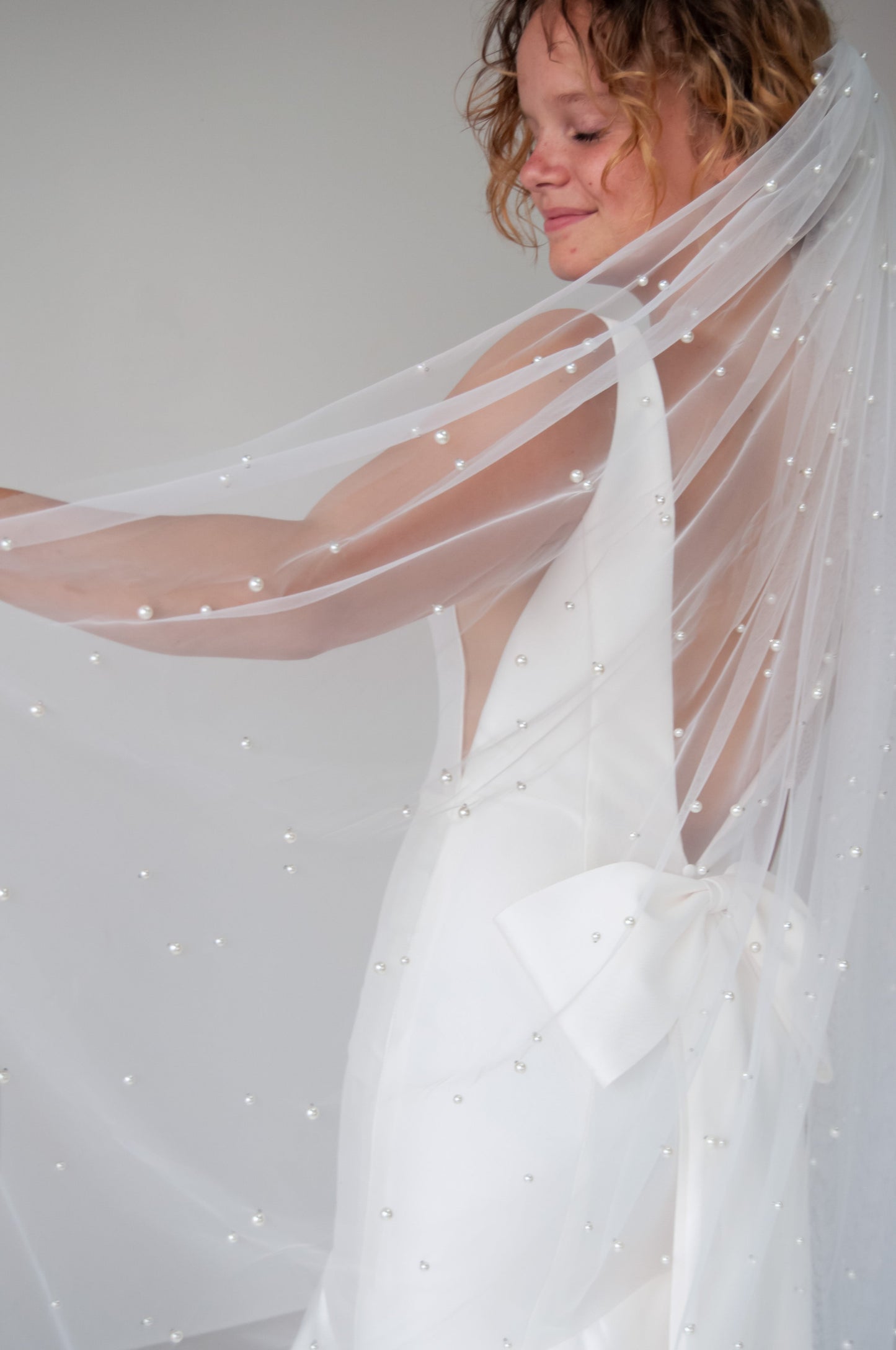 Mother of Pearl Cathedral Veil