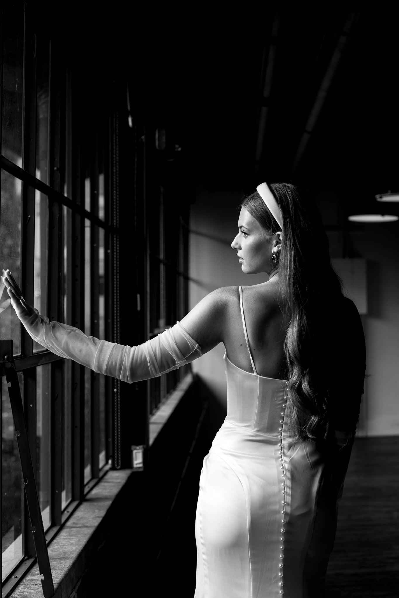 Soft Ruched Tulle Sleeve